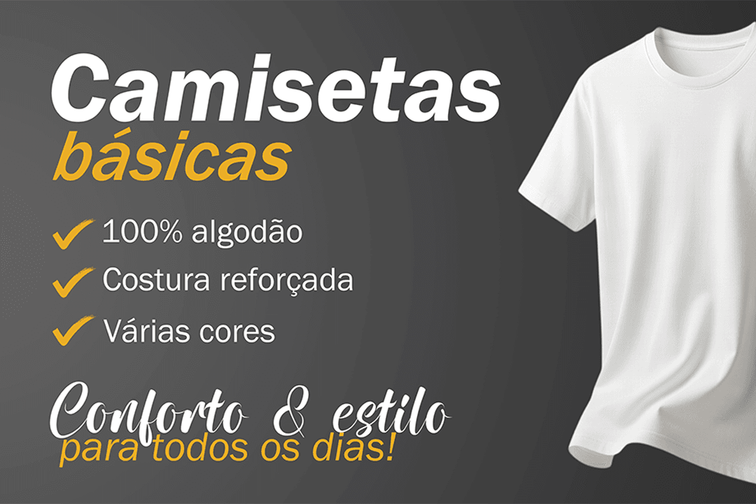 Kick Atacado — camisetas no atacado